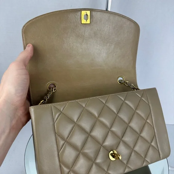 CHANEL DIANA FLAP BAG MEDIUM GHW - Picture 7 of 15